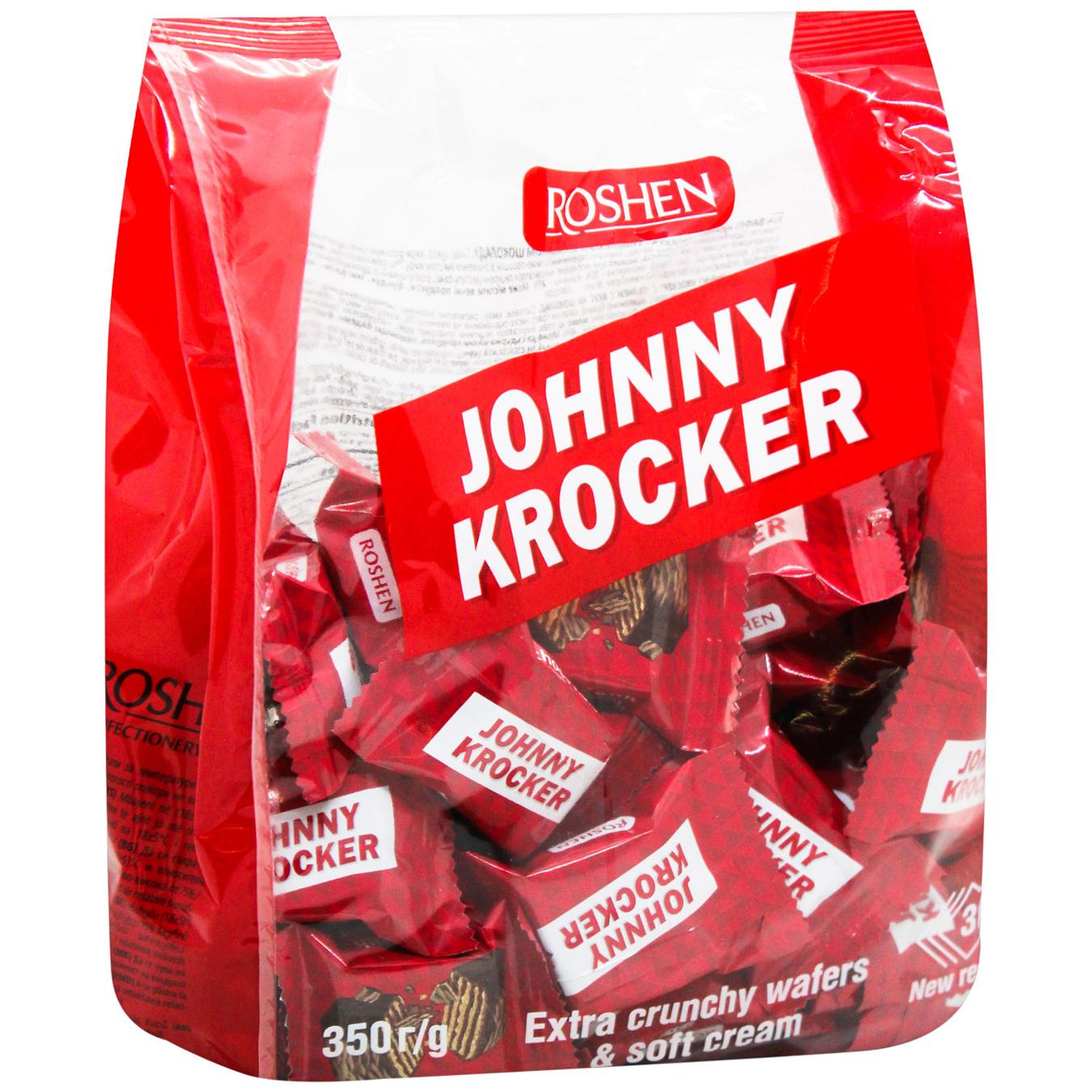 Цукерки Roshen Johnny Krocker Choco 350г — фото продукту