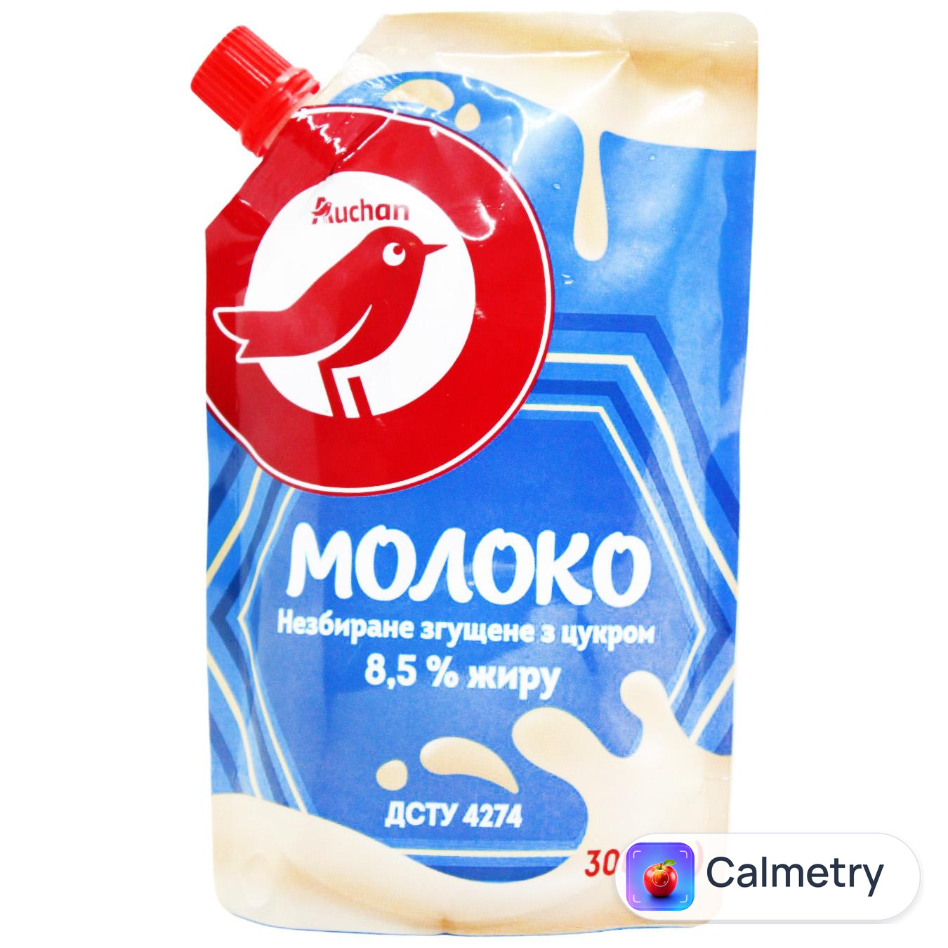 Молоко згущене Auchan 8,5% 300г