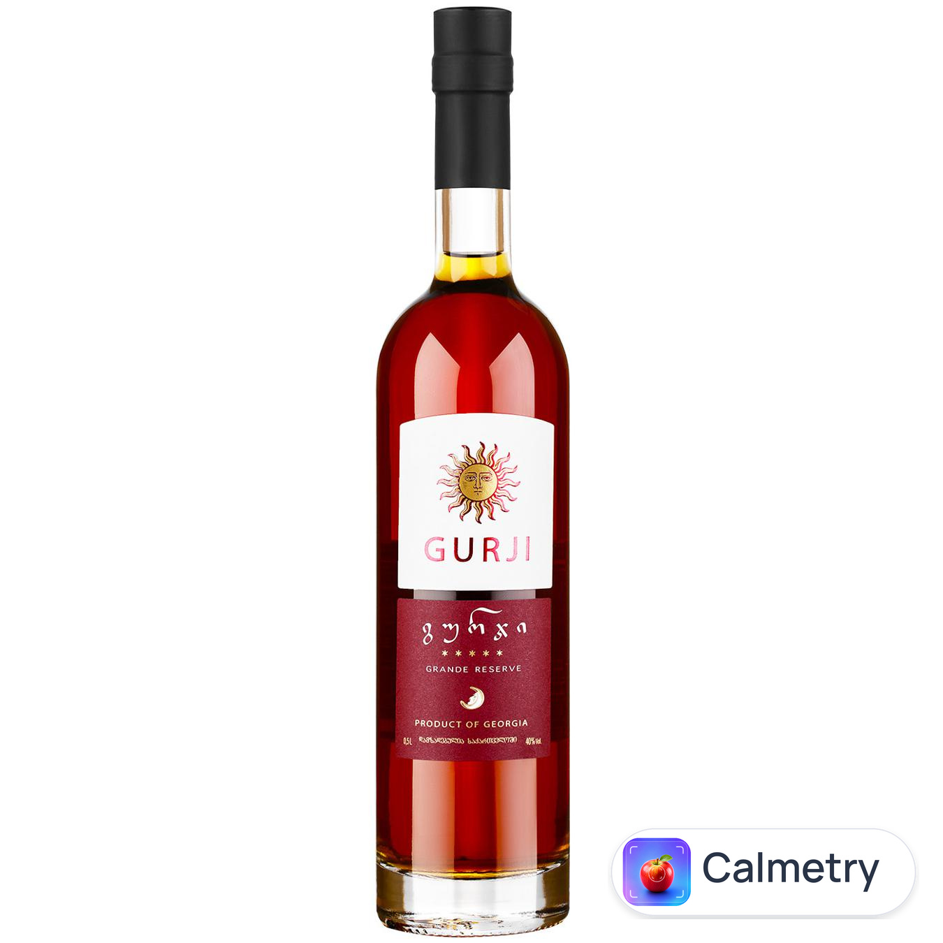 Бренді Gurji Grande Reserve 5 зірок 40% 0,5л — фото продукту
