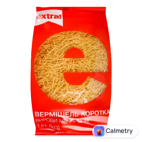 Вироби макаронні Extra! «Вермішель» коротка