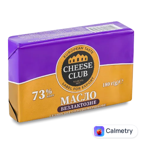 Масло солодковерш Cheese Club «Селянське» безлактозне 73%