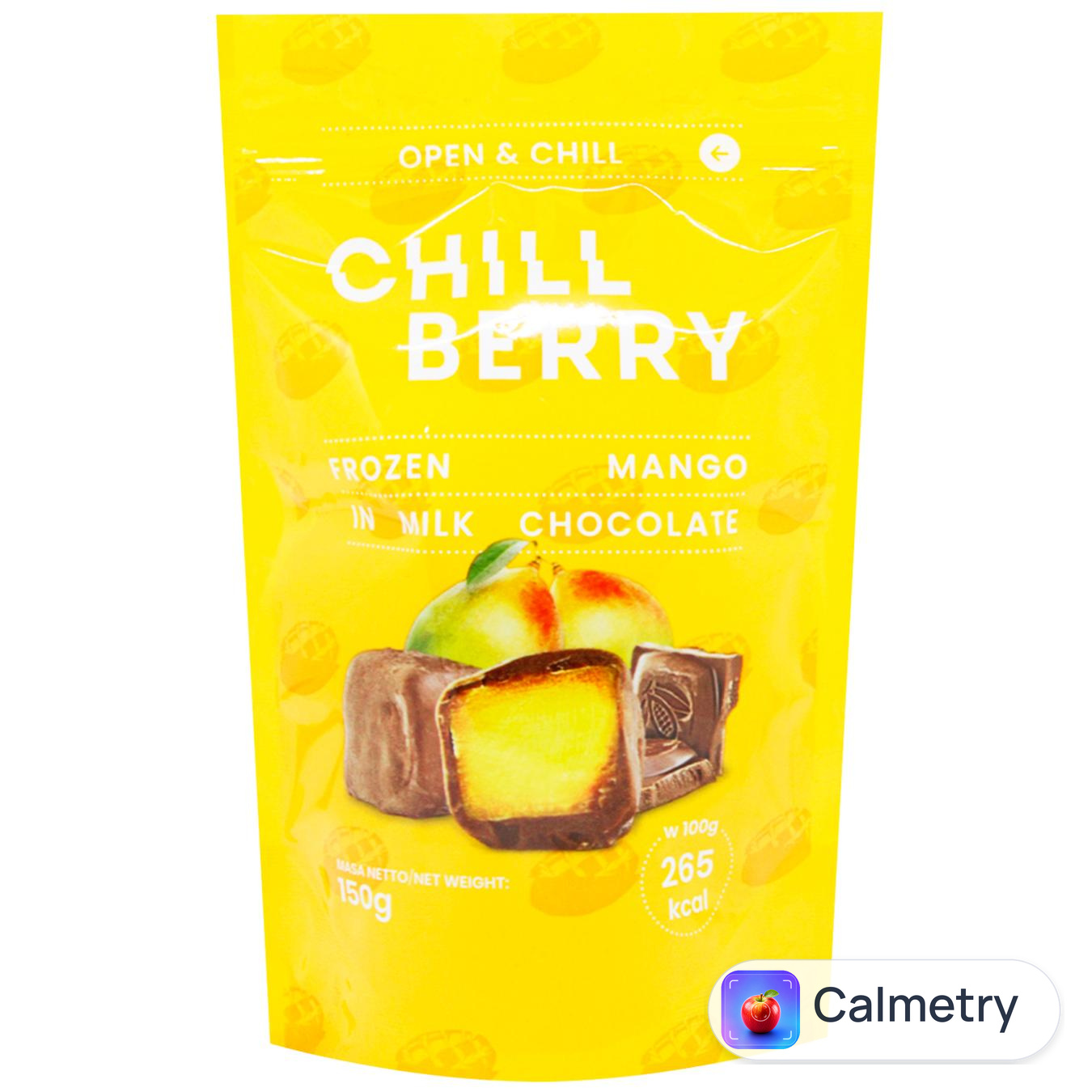 Манго Chillberry заморожене в молочному шоколаді 150г