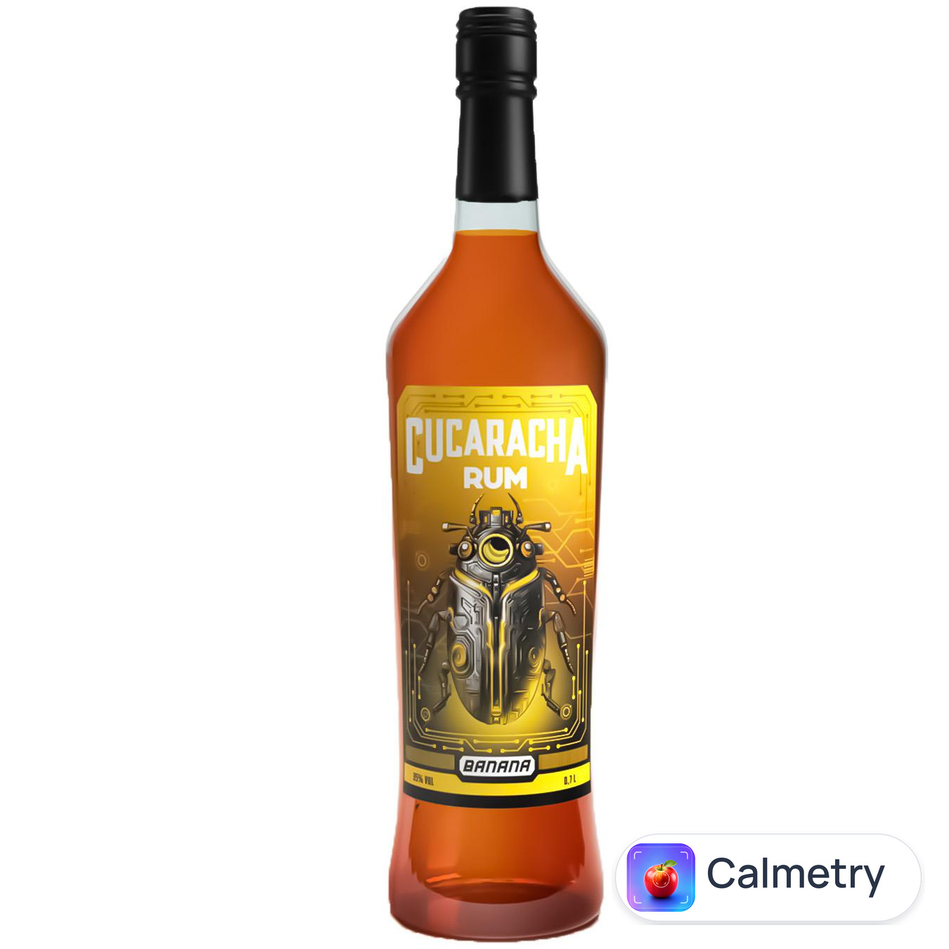 Ромовий напій Cucaracha Banana 35% 0,7л — фото продукту
