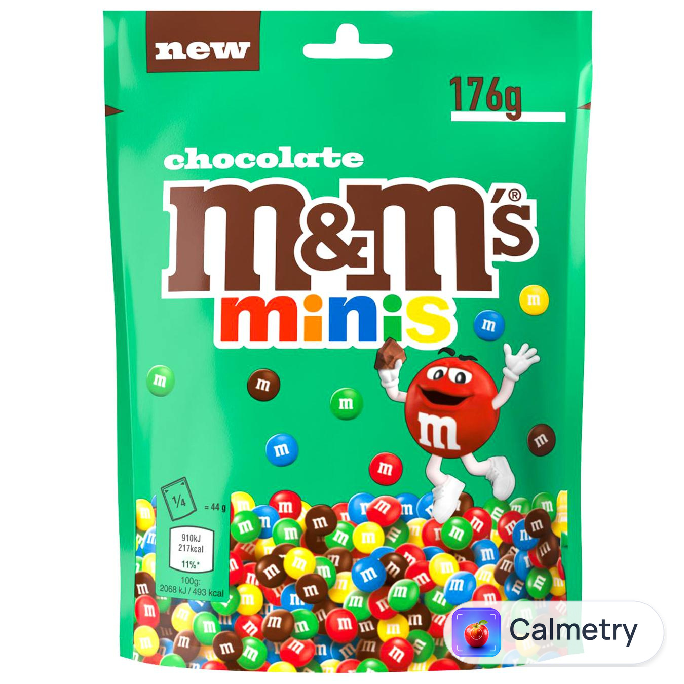 Драже M&M's Minis Chocolate 176г