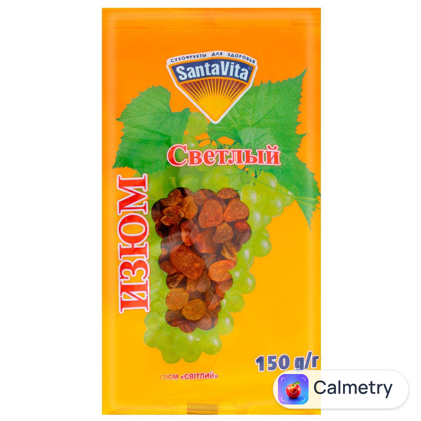 Родзинки Santa Vita світлі 150г — фото продукту