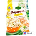 Вареники Хуторок Селянський з картоплею та смаженою цибулею 900г — фото продукту