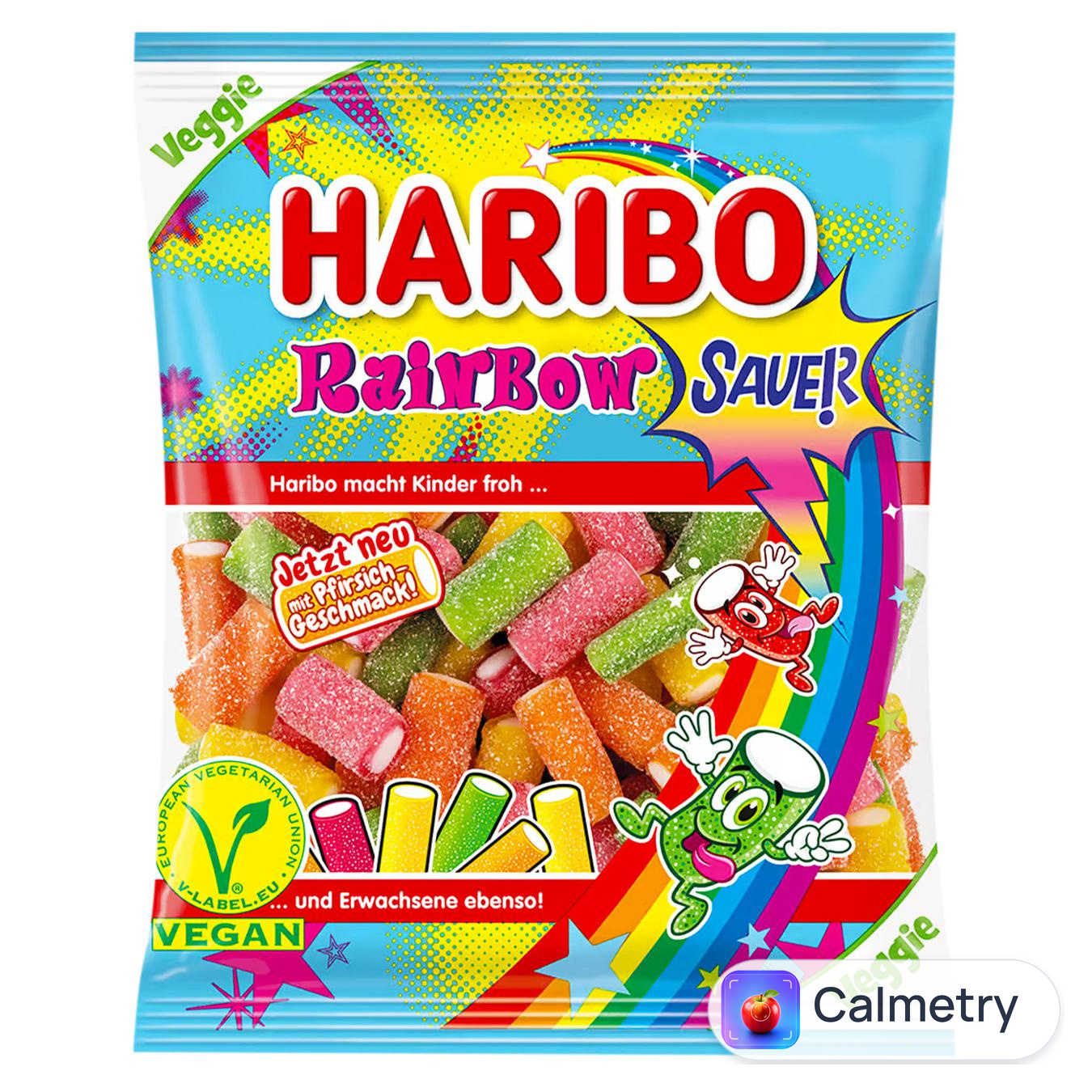 Цукерки Haribo Цукрова веселка желейні 160г