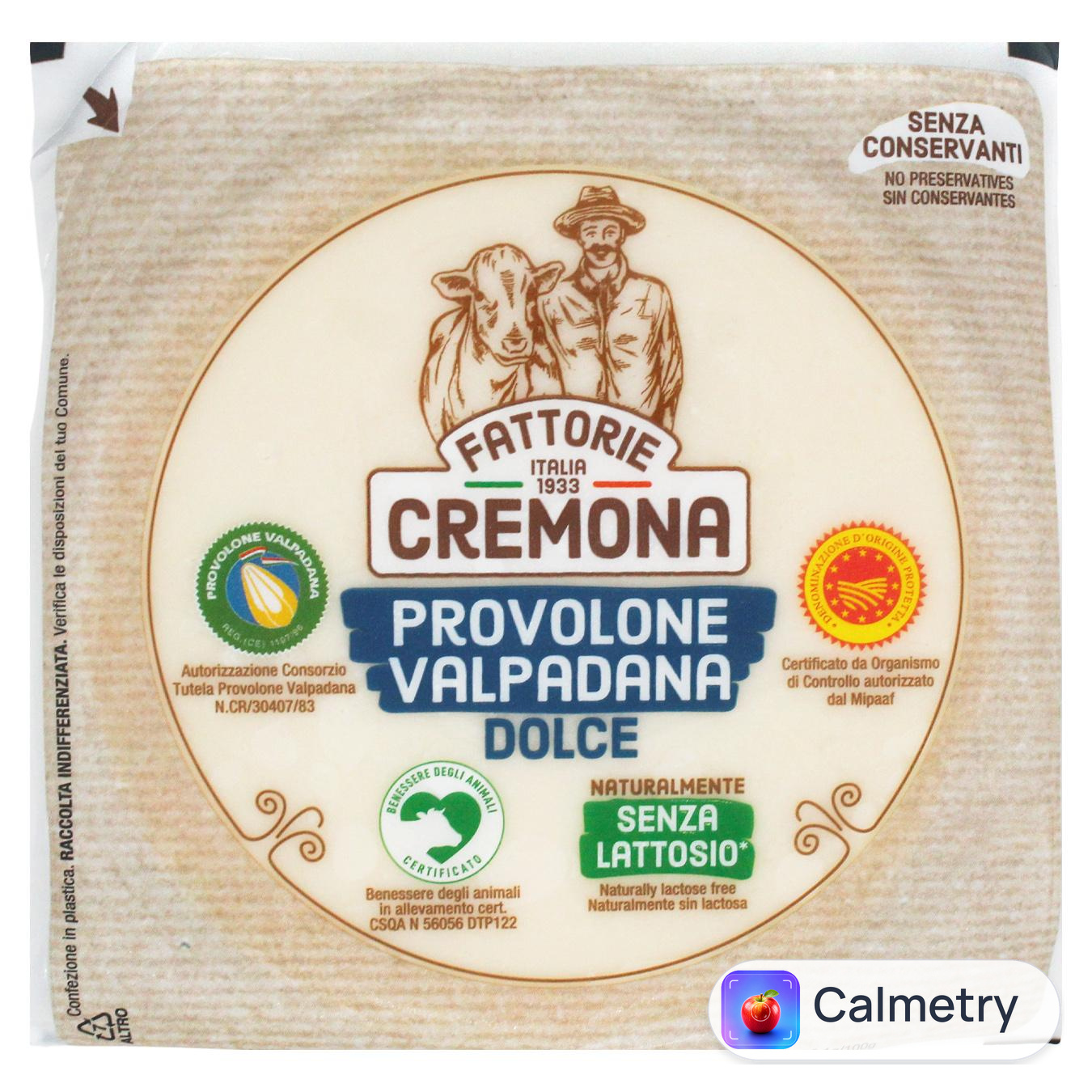 Сир Fattorie Cremona Provolone Valpadana 44% 200г