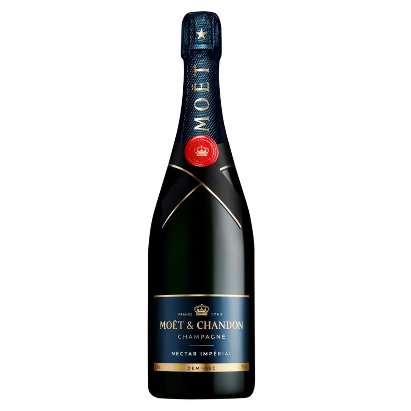 Шампанське Moet&Chandon Nectar Imperial біле напівсухе 12,5% 0,75л — фото продукту