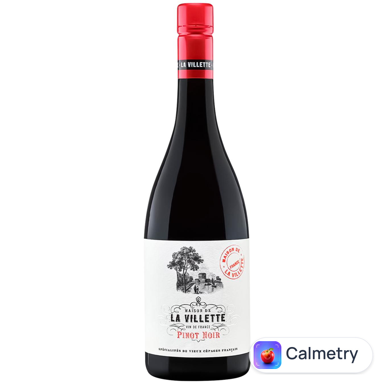 Вино La Villette Pinot Noir червоне сухе 13% 0,75л
