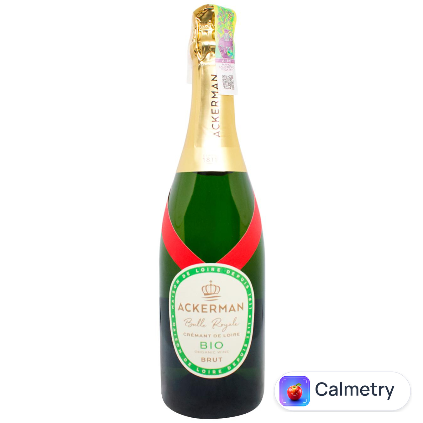 Вино ігристе Ackerman Bulle Royale Cremant de Loire Bio Brut біле брют 12% 0,75л