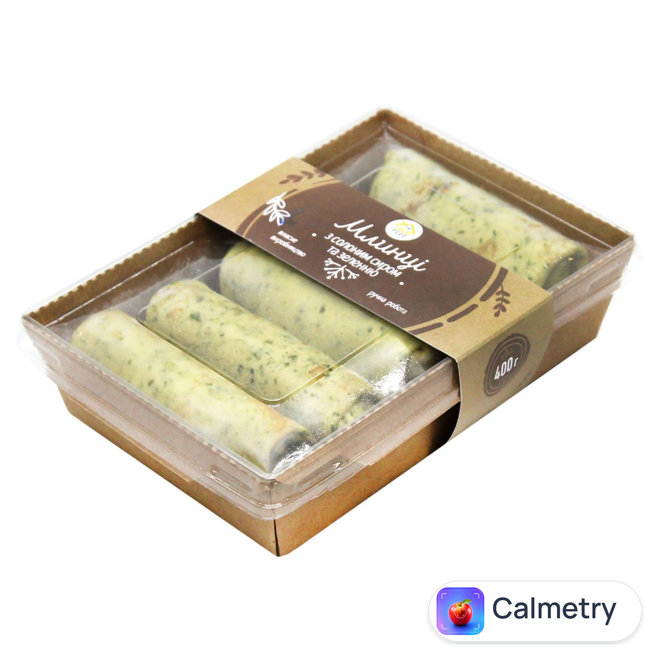 Млинці The Local Food з солоним сиром та зеленню замороженi 400г