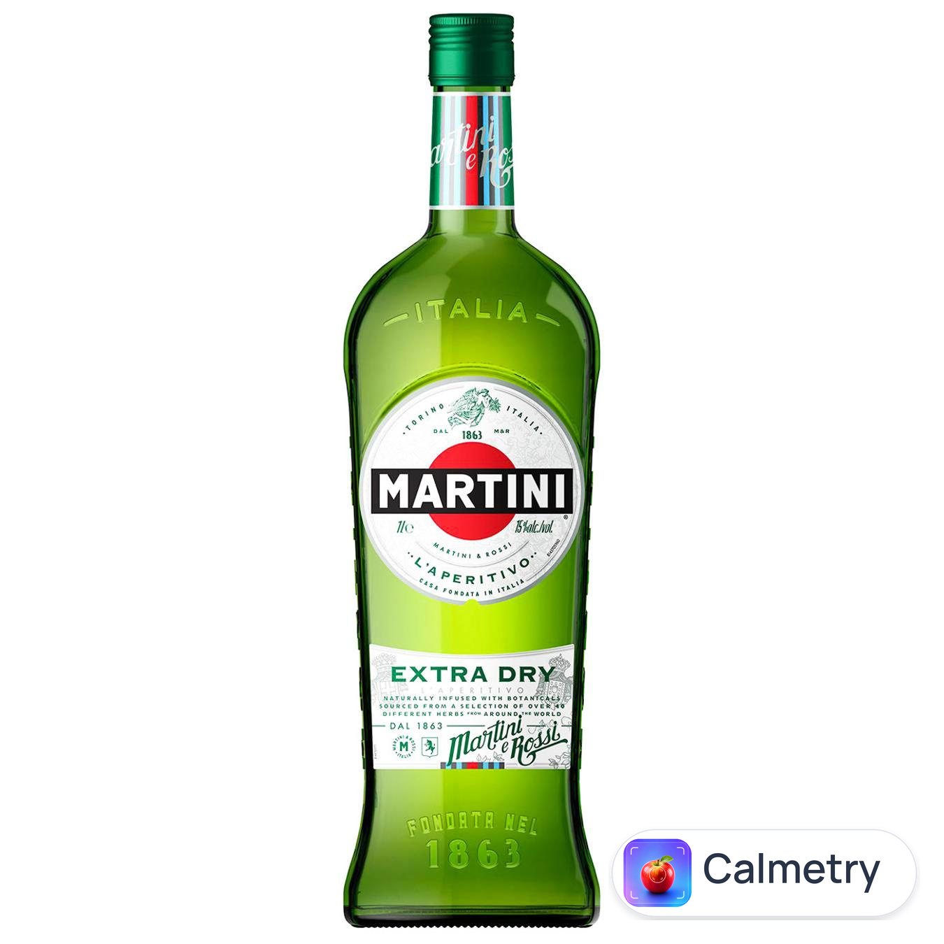 Вермут Martini Extra Dry білий сухий 18% 1л