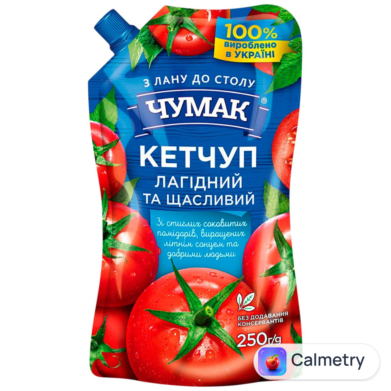 Кетчуп Чумак Лагідний 250г — фото продукту