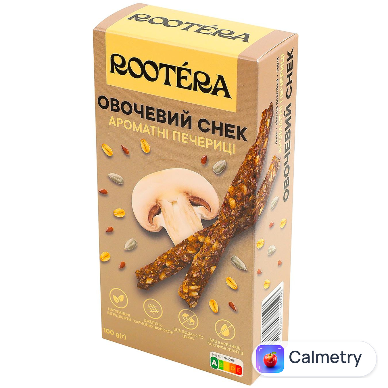 Снек овочевий Rootera Ароматні печериці 100г