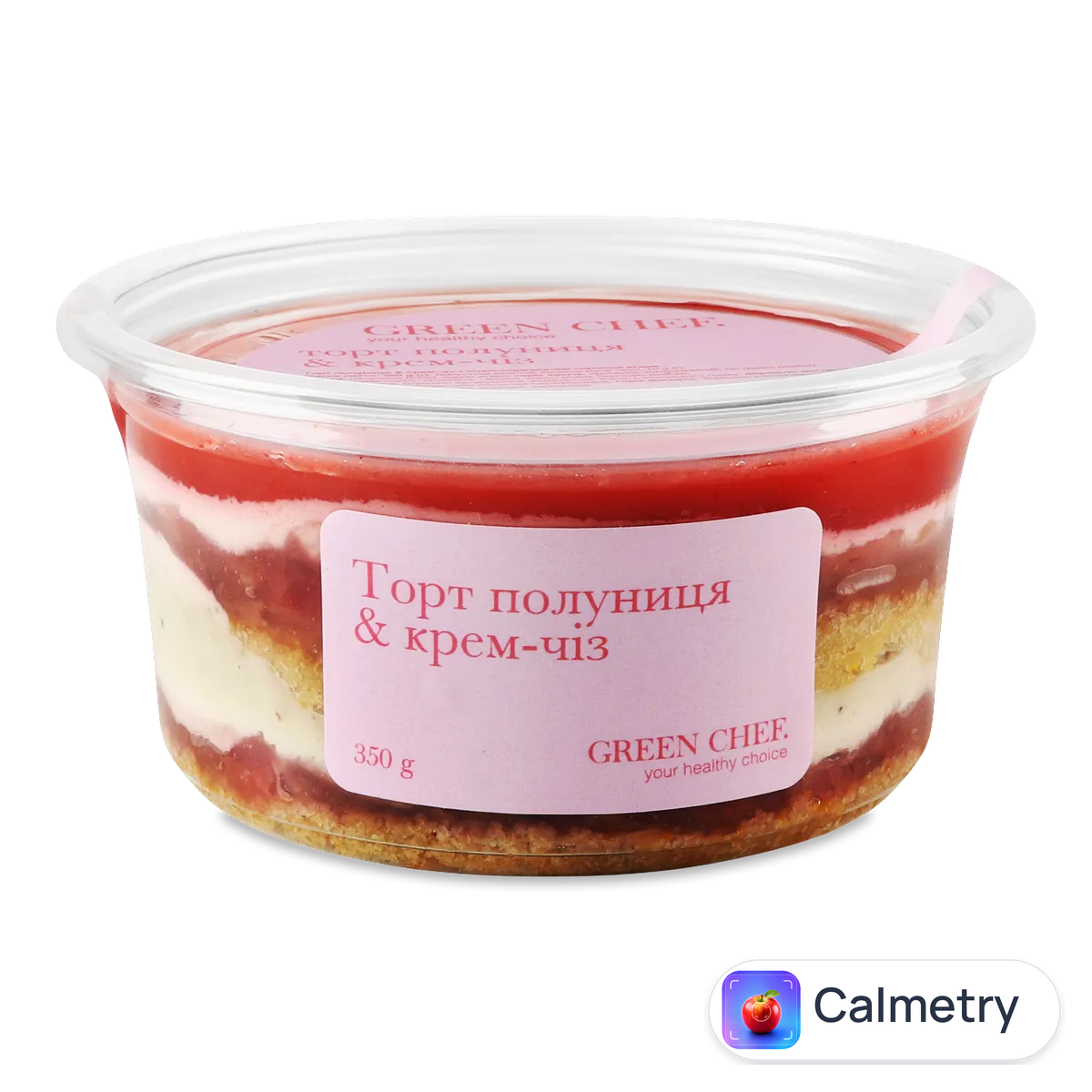 Торт Green Chef Полуниця&Крем чіз 350г