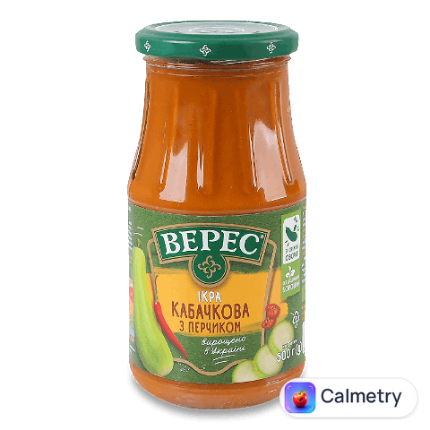 Ікра «Верес» кабачкова з перчиком с/б, 500г
