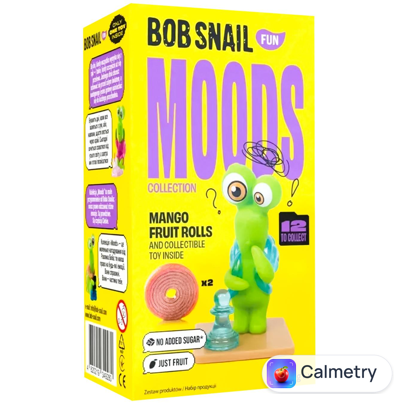 Набір цукерок Bob Snail Fun Mango та іграшка-брелок 20г — фото продукту