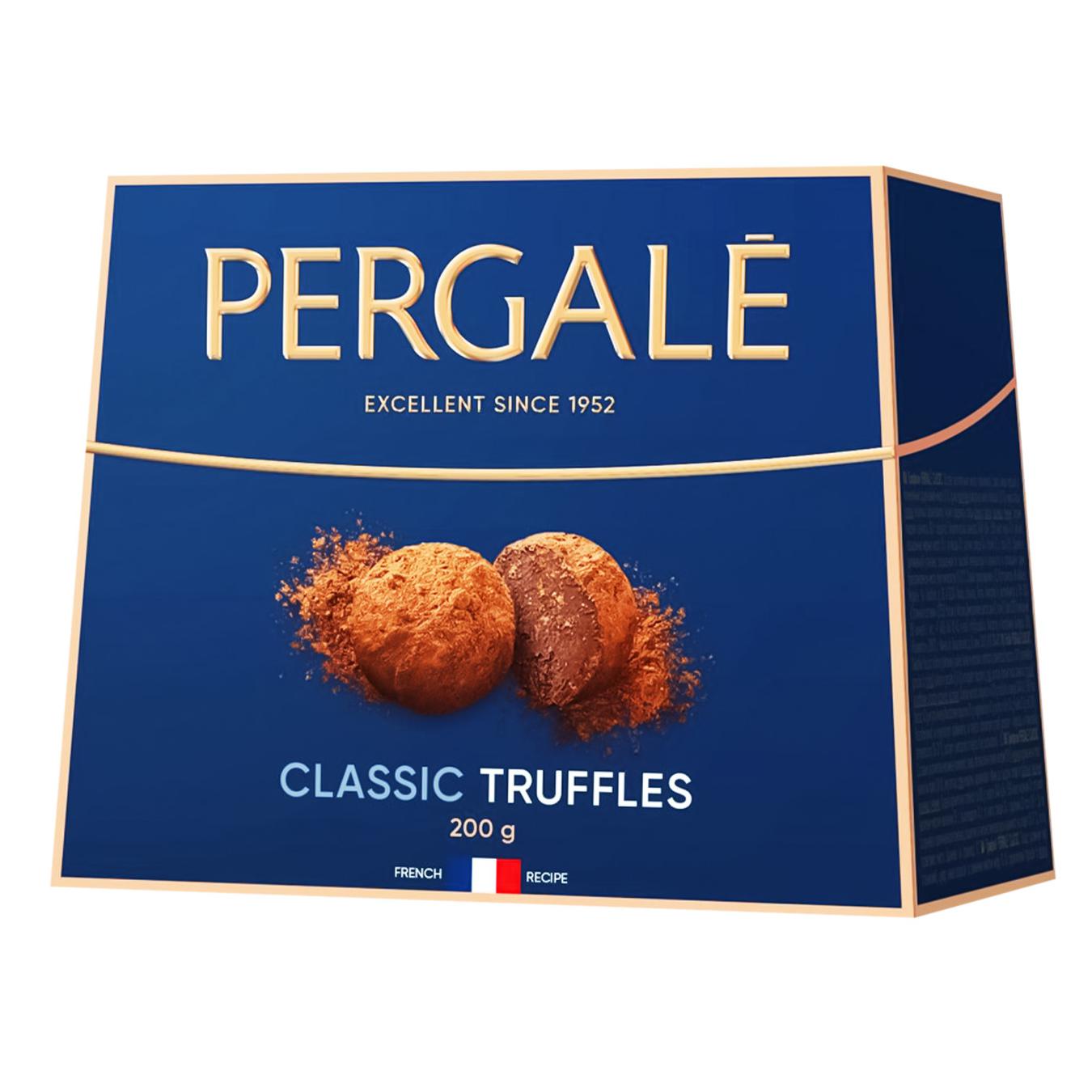 Цукерки Pergale Truffles Classic 200г — фото продукту