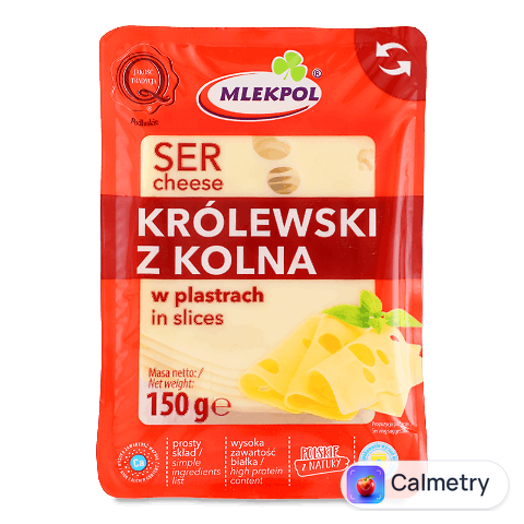 Сир Mlekpol Королівський 45%, 150г