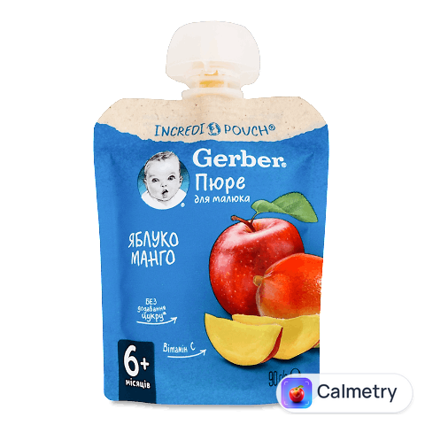 Пюре Gerber яблуко і манго, 90г
