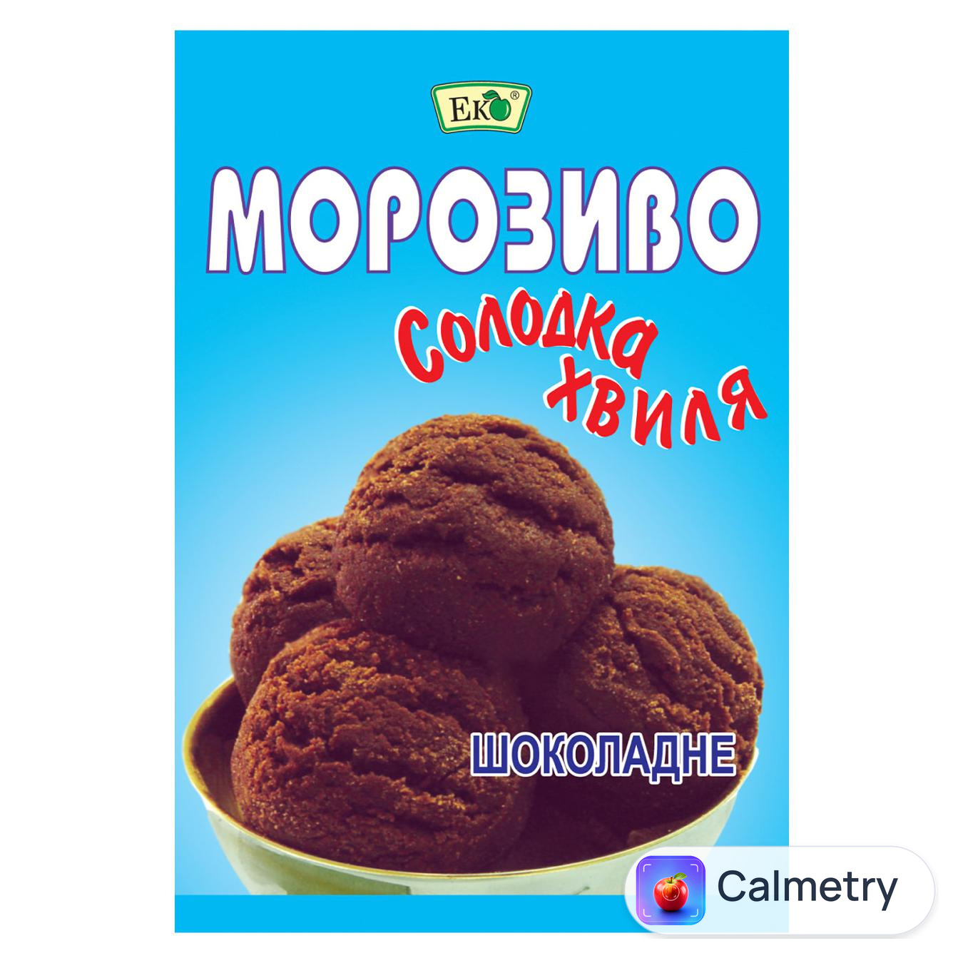 Морозиво Эко Солодка хвиля шоколадне 60г