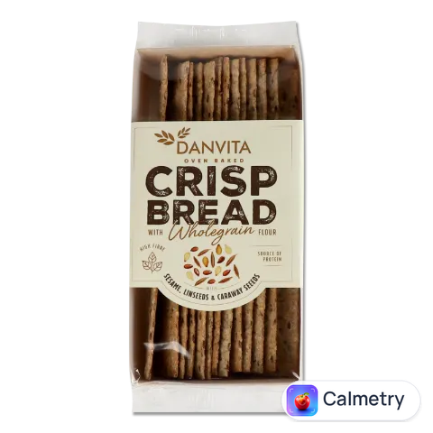 Хлібці Danvita хрусткі з насінням льону, кунжуту, кмину 130г