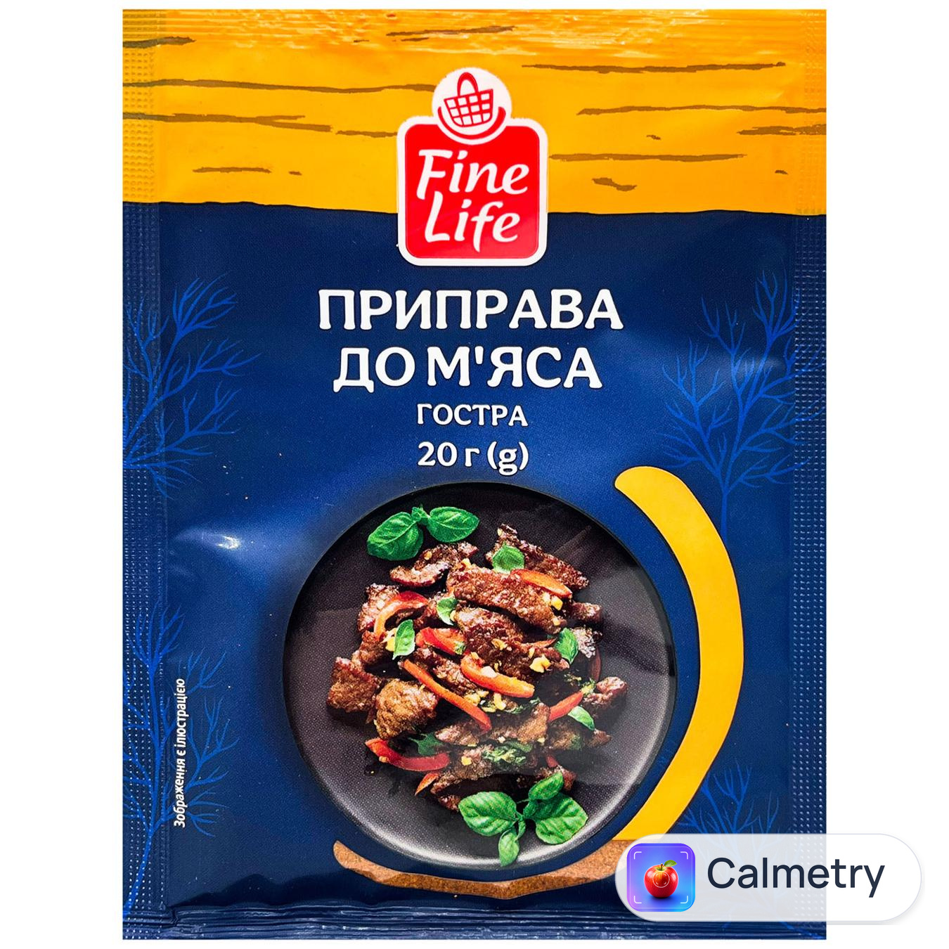 Приправа Fine Life до м`яса гостра 20г