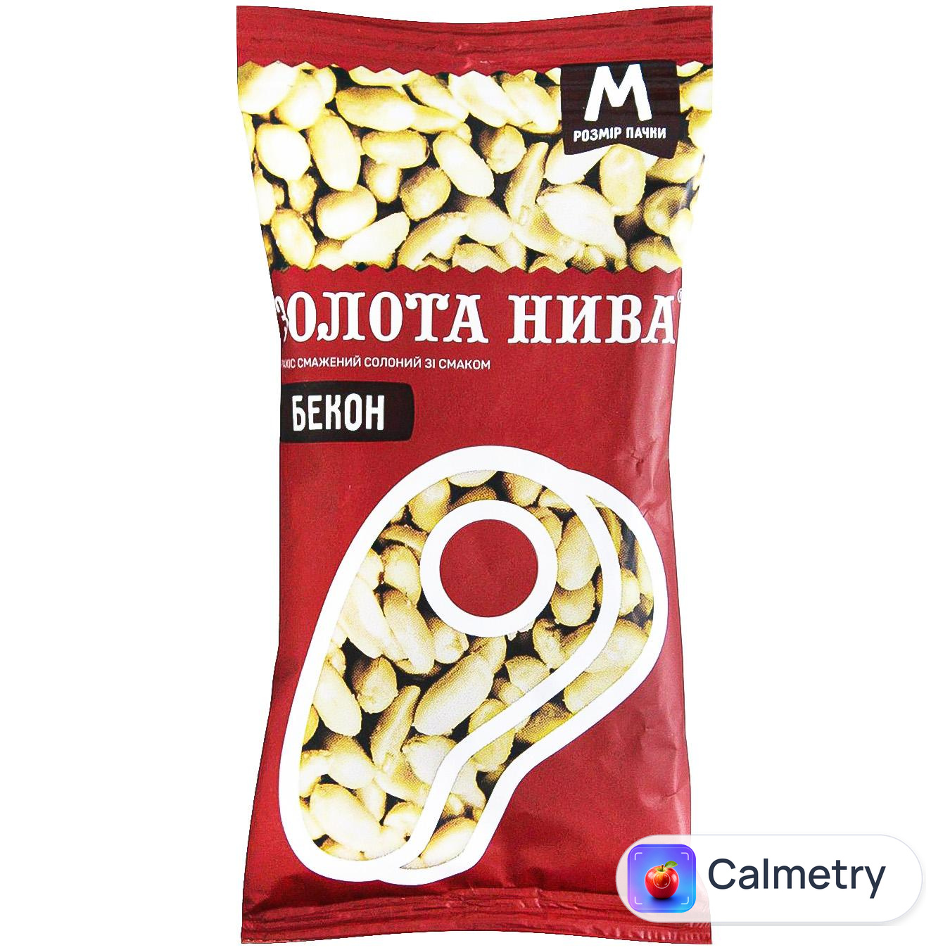 Арахіс Золота Нива зі смаком бекону смажений солений 60г