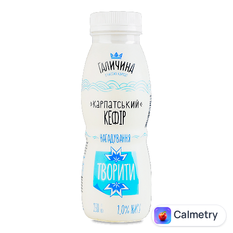 Кефір «Галичина» «Карпатський» 1%, 250г