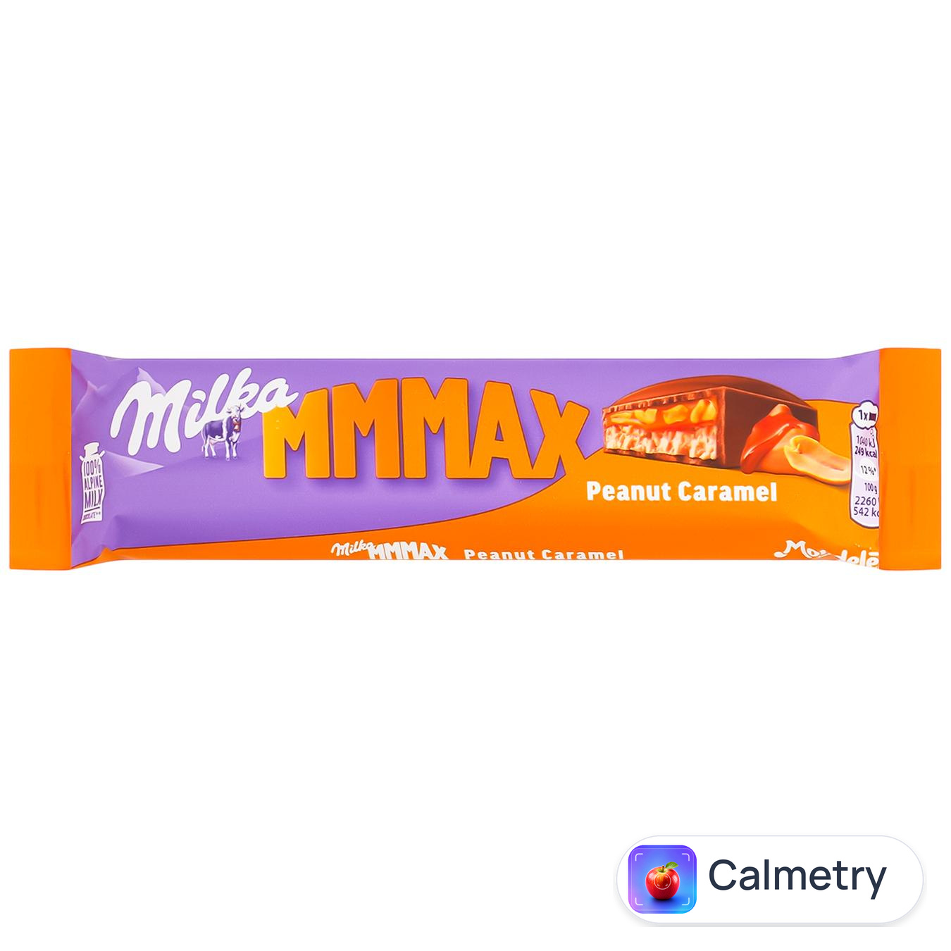 Шоколад молочний Milka MMMAX з карамельною начинкою, арахісом та дутим рисом 46г