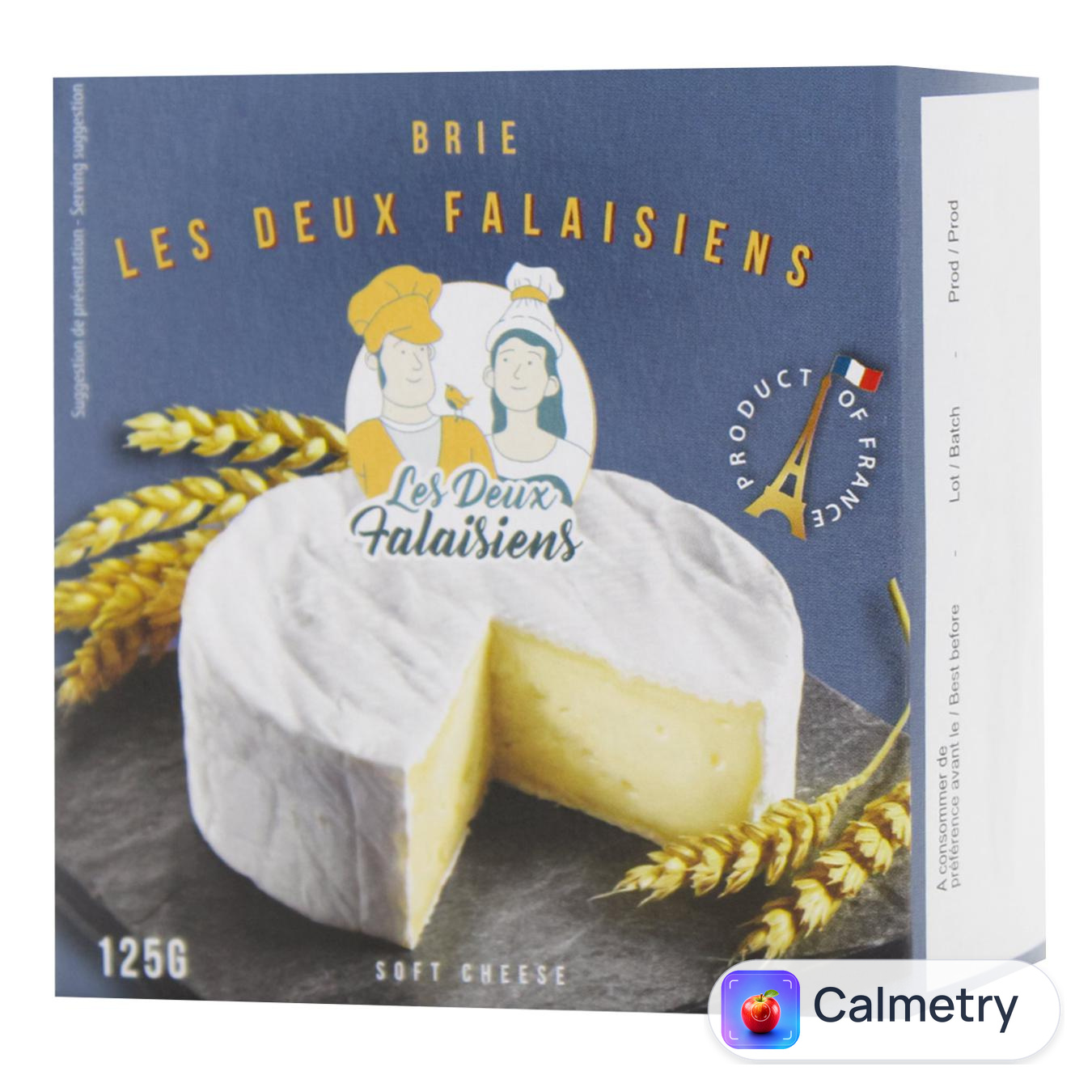 Сир Les Deux Falaisiens Брі 125г