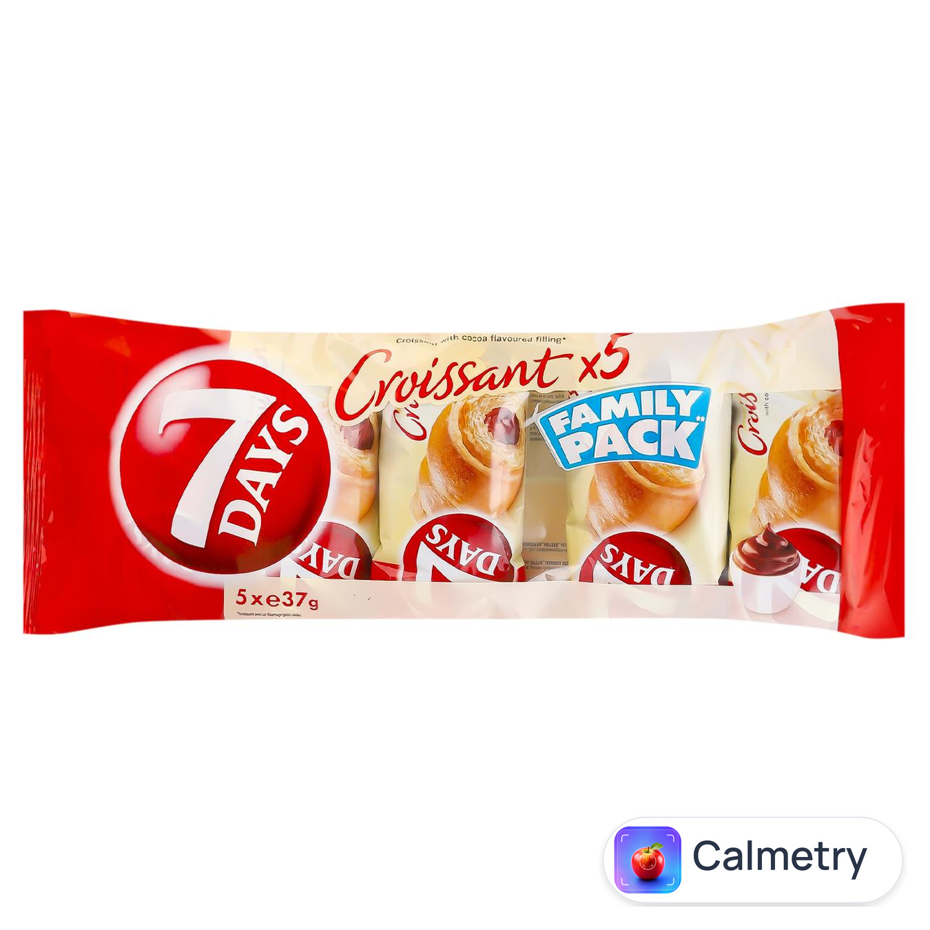 Круасани 7 Days Family Pack з какао-начинкою 5шт 185г — фото продукту