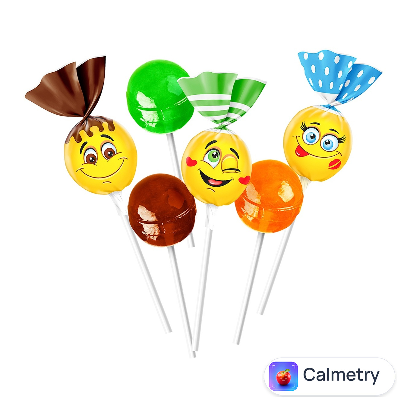 Цукерки Roshen Lollipops карамель з коктейльними смаками