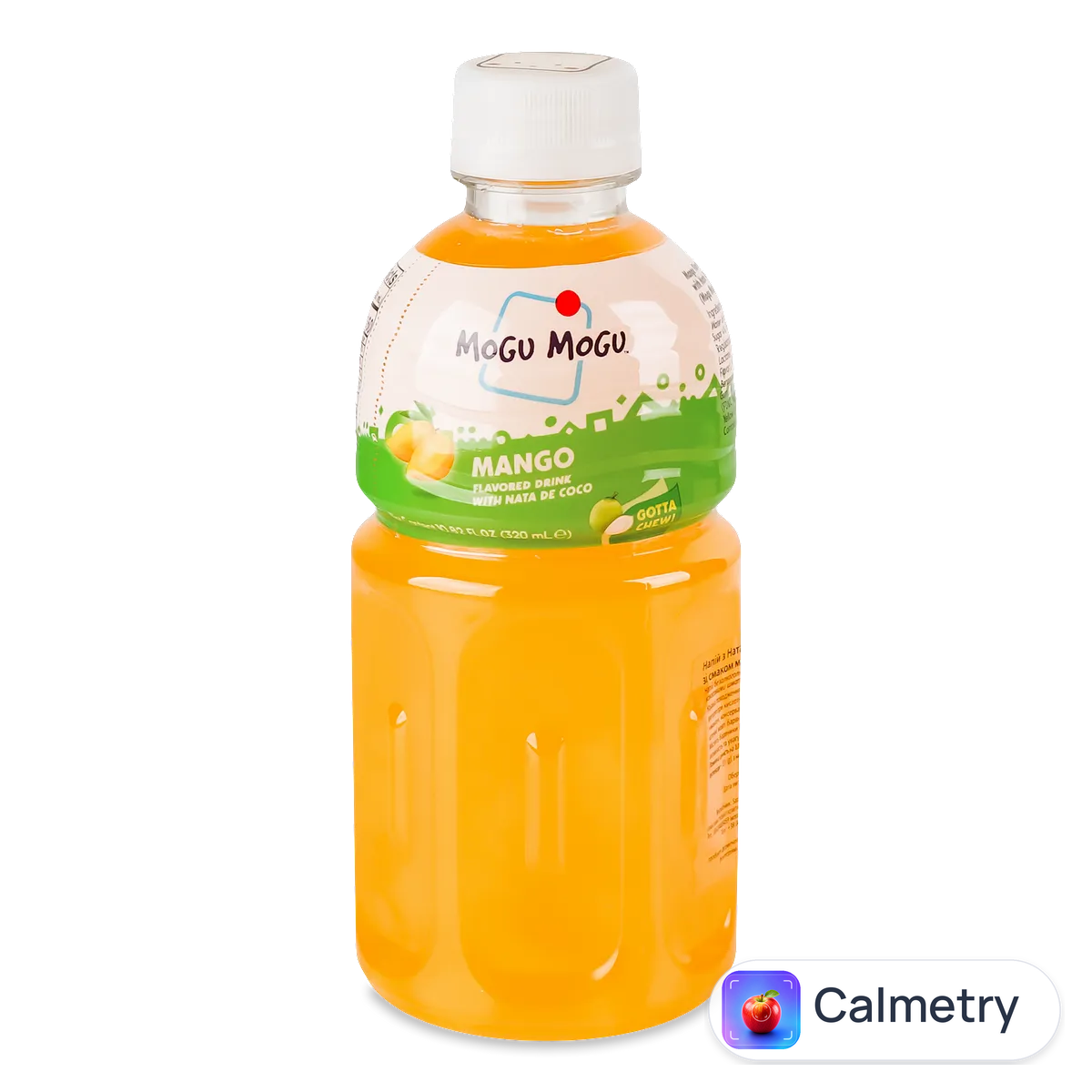 Напій MoGu MoGu зі шматочками желе «Ната де коко» та смаком манго 0,32л