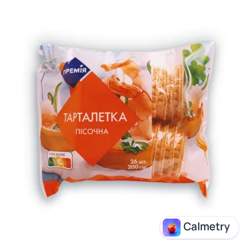 Тарталетка Премія кругла пісочна