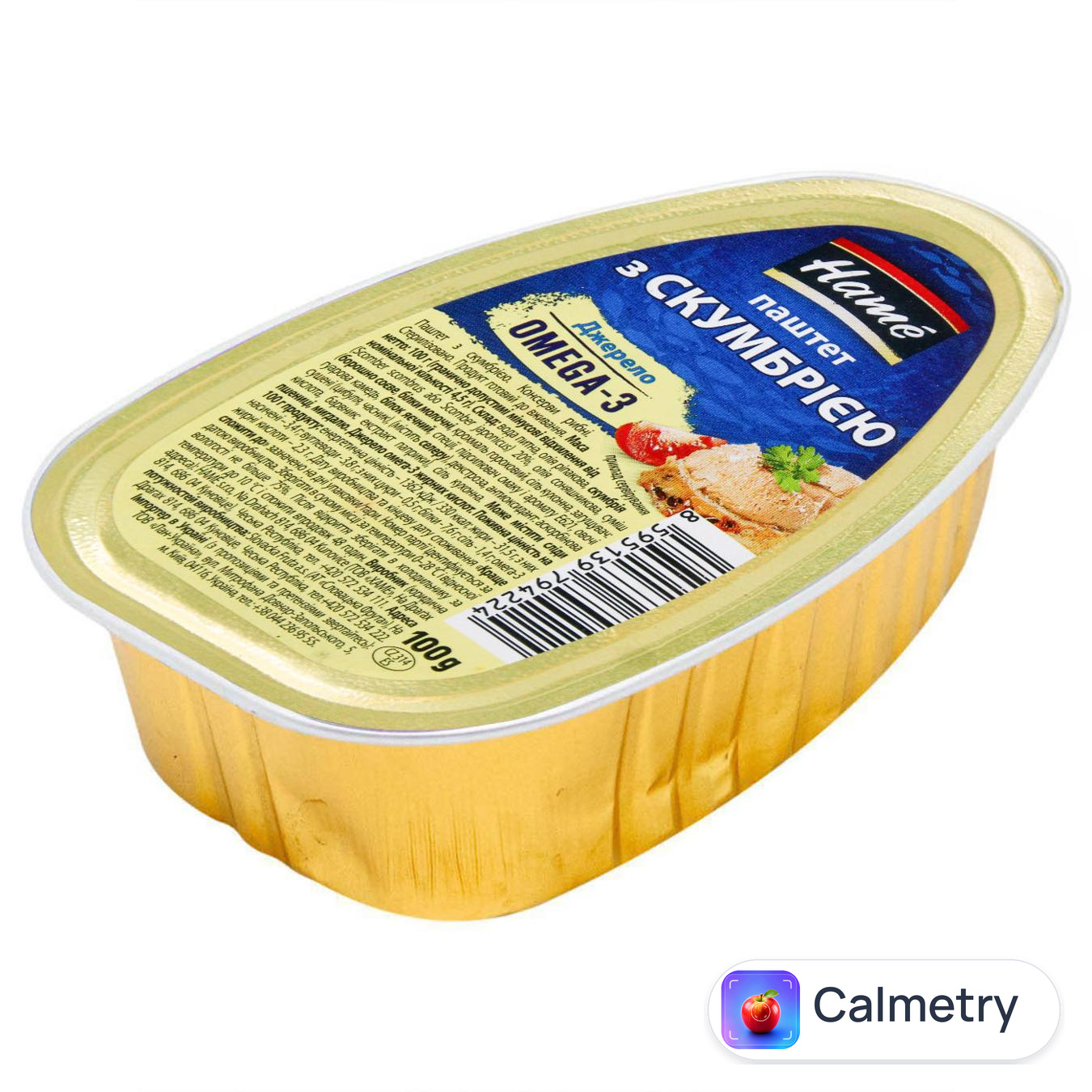 Паштет Hame з скумбрією 100г — фото продукту