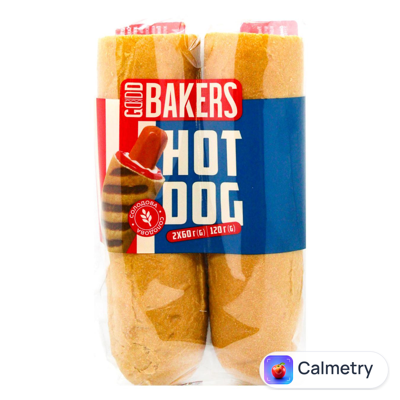 Булочки для французького хот-догу Good Bakers солодові 2х60г — фото продукту