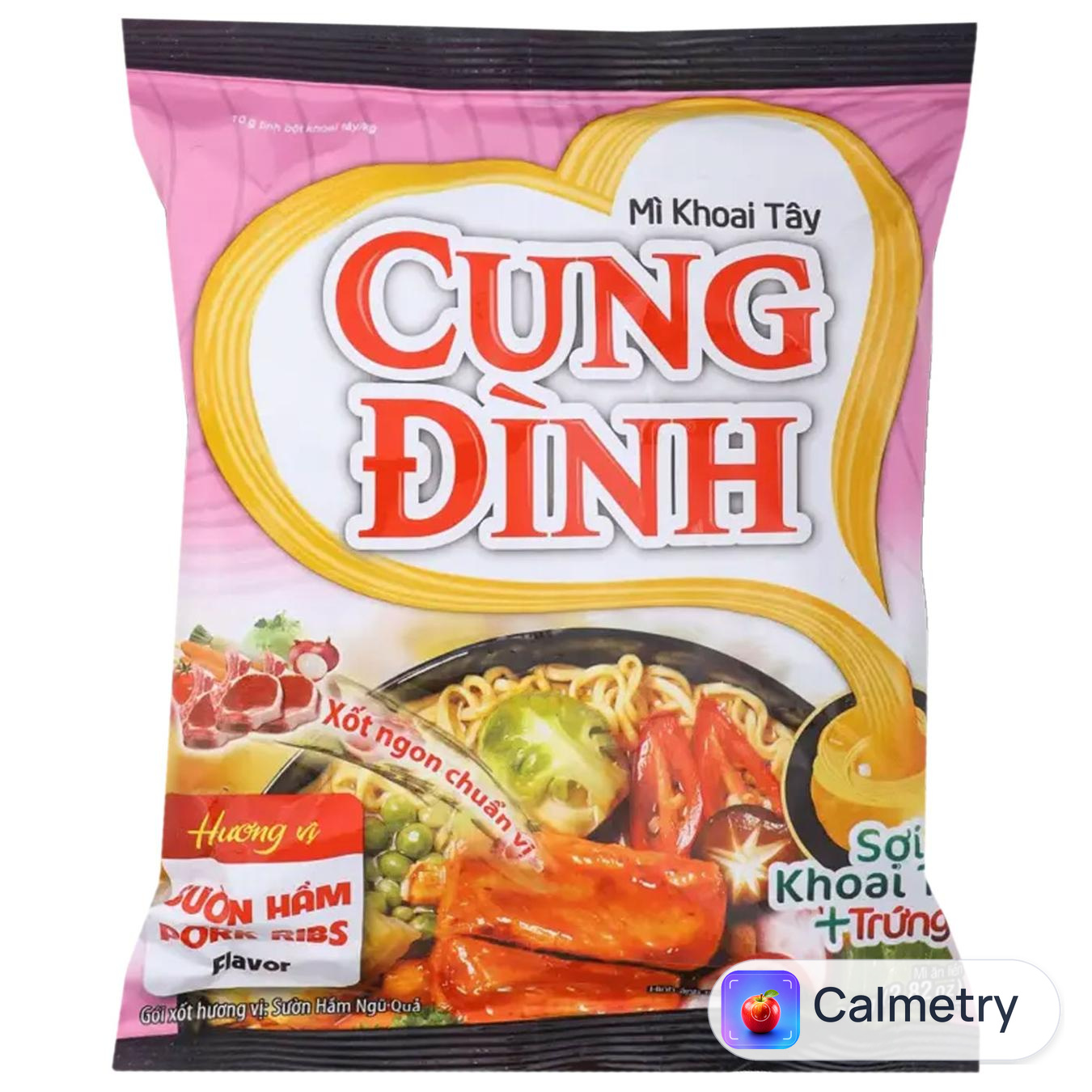 Локшина Micoem Cung Dinh зі смаком тушкованої свинини 80г — фото продукту