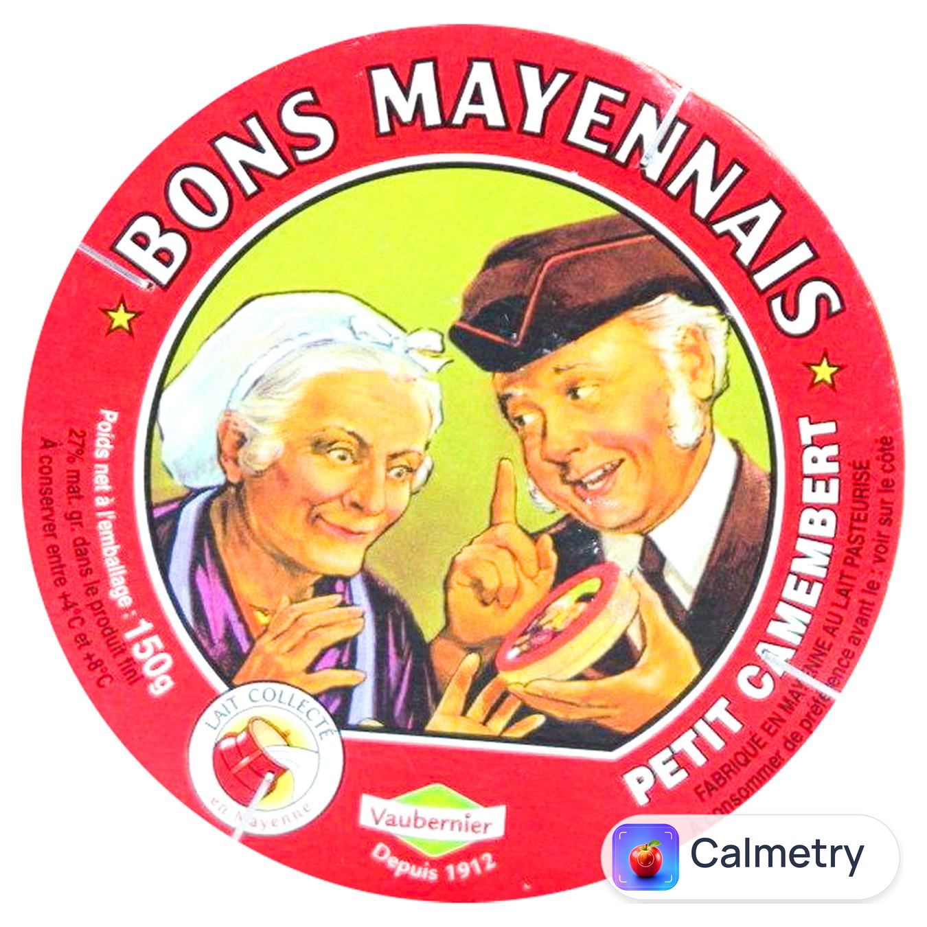 Сир Bons Mayennais Камамбер 54% 150г