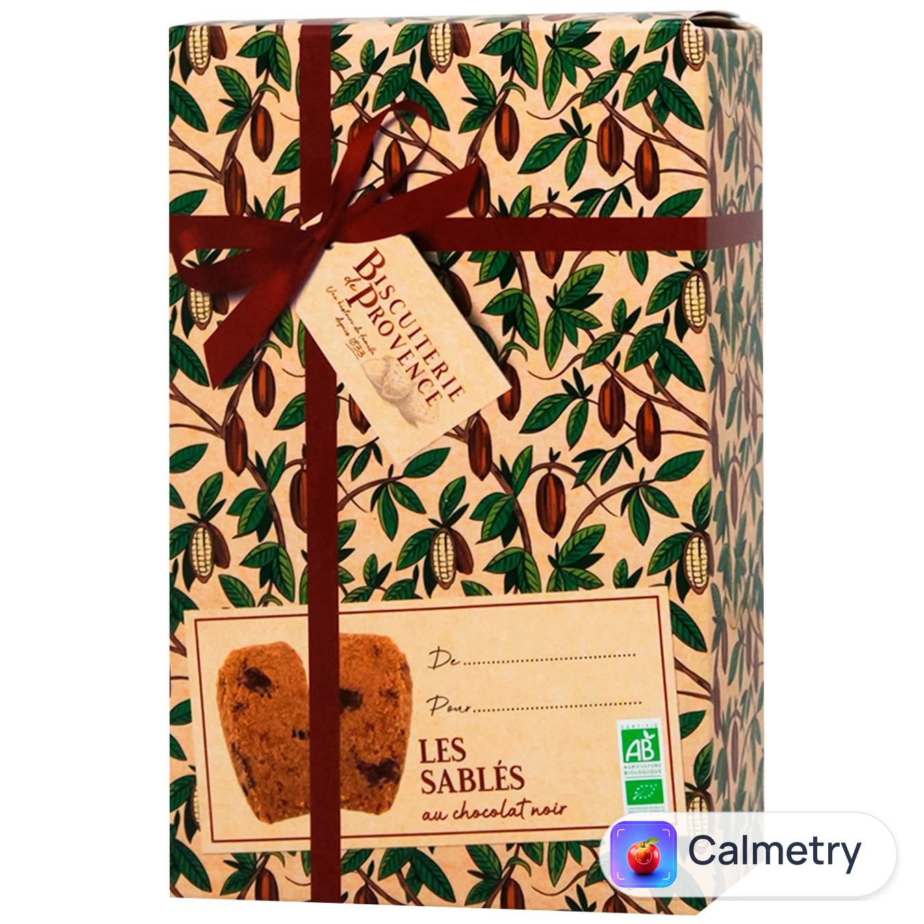 Печиво Biscuiterie de Provence шоколадне органічне 80г