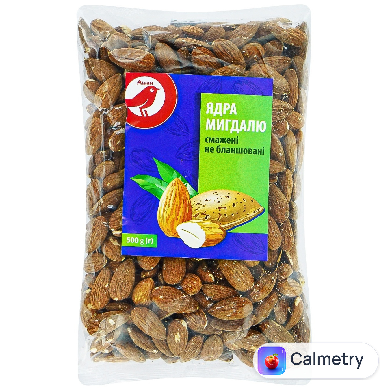 Мигдаль Auchan смажений 500г