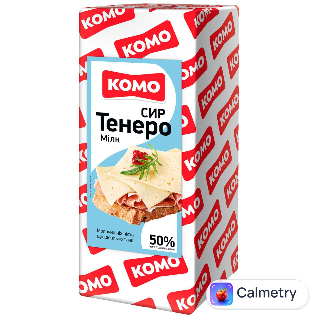 Сир Комо Тенеро напівтвердий 50% — фото продукту