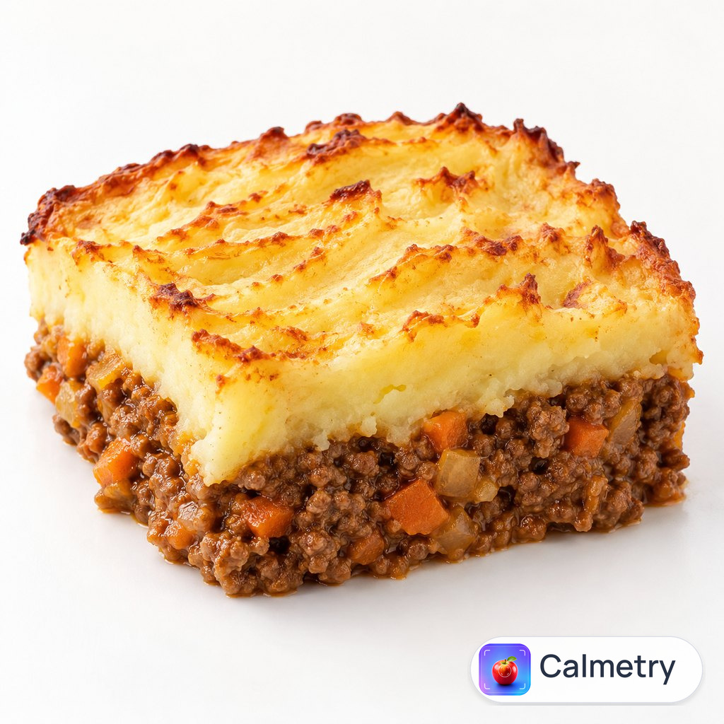 Запіканка картопляна з мʼясним фаршем