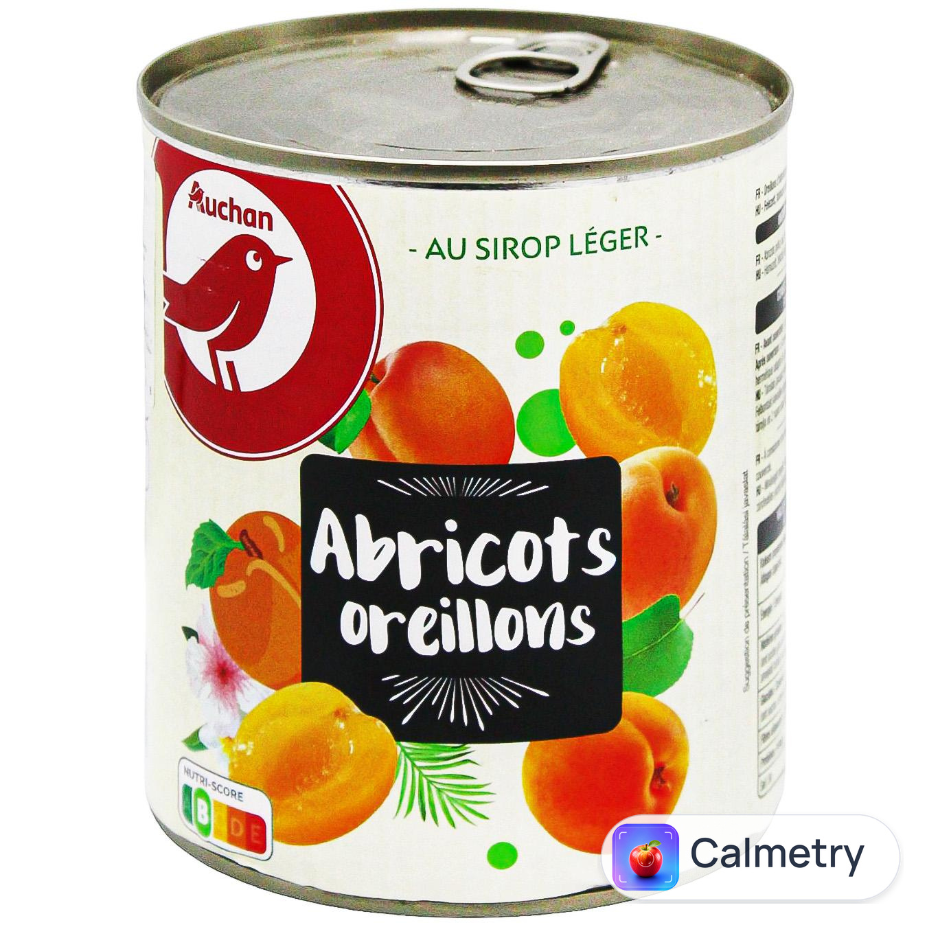 Абрикоси Auchan в сиропі чищені 820г