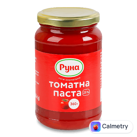 Паста томатна Руна 25% с/б, 360г