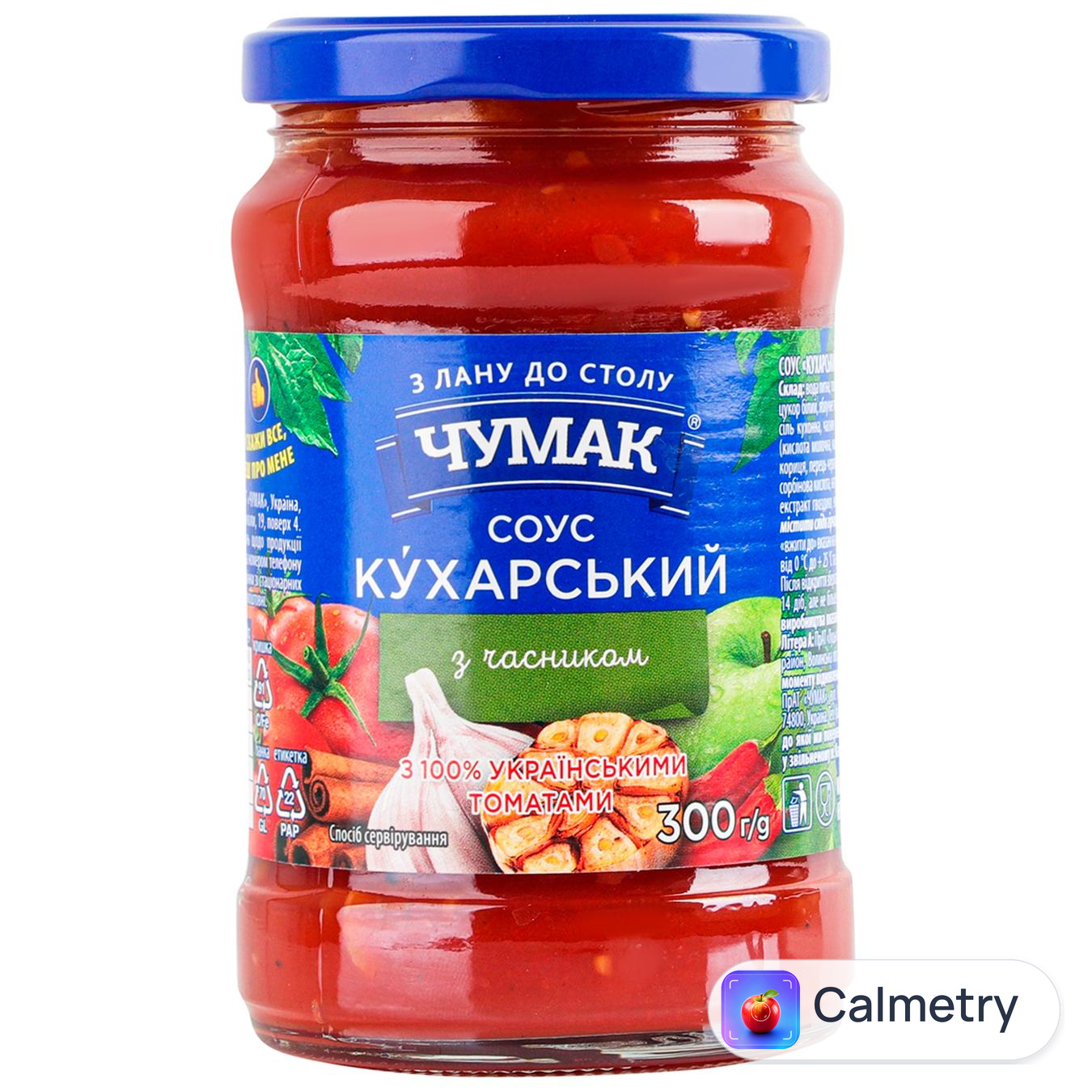 Соус Чумак Кухарський з часником 300г — фото продукту