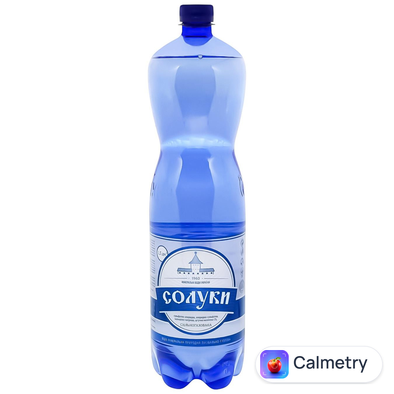 Вода мінеральна Солуки сильногазована 1,5л Cолуки