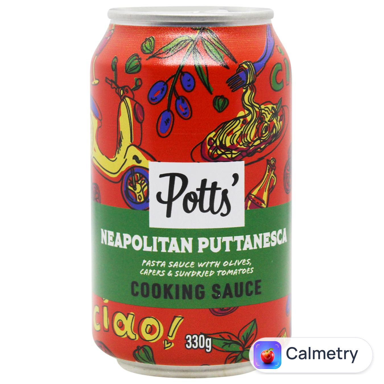 Соус Potts' Неаполітанський з оливками, каперсами та в'яленими томатами для пасти 330г