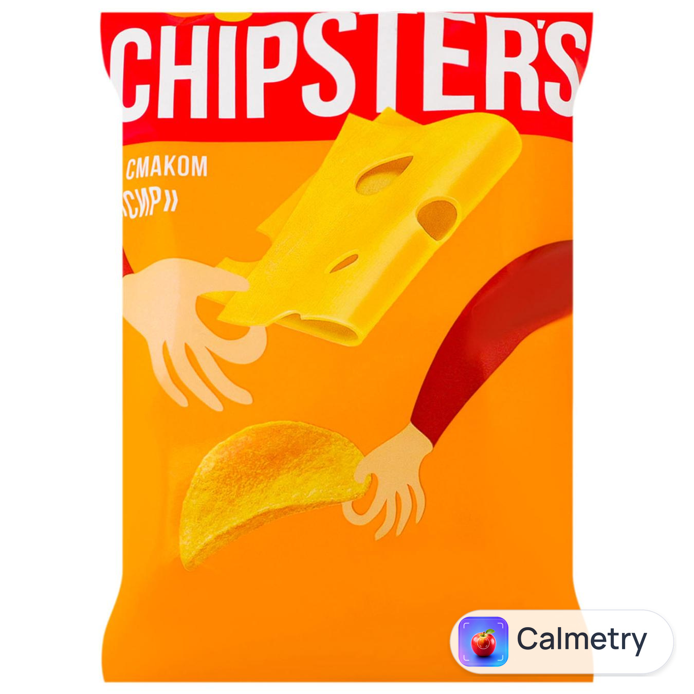 Чипси Chipster's зі смаком сиру 60г — фото продукту